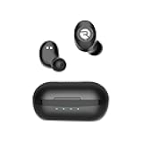Everyday Earbuds Classic Bluetooth Wireless with Microphone - Stereo Sound, Active Noise Canceling, in-Ear Bluetooth Headset True Wireless Earbuds 32 Hours Playtime (Black)