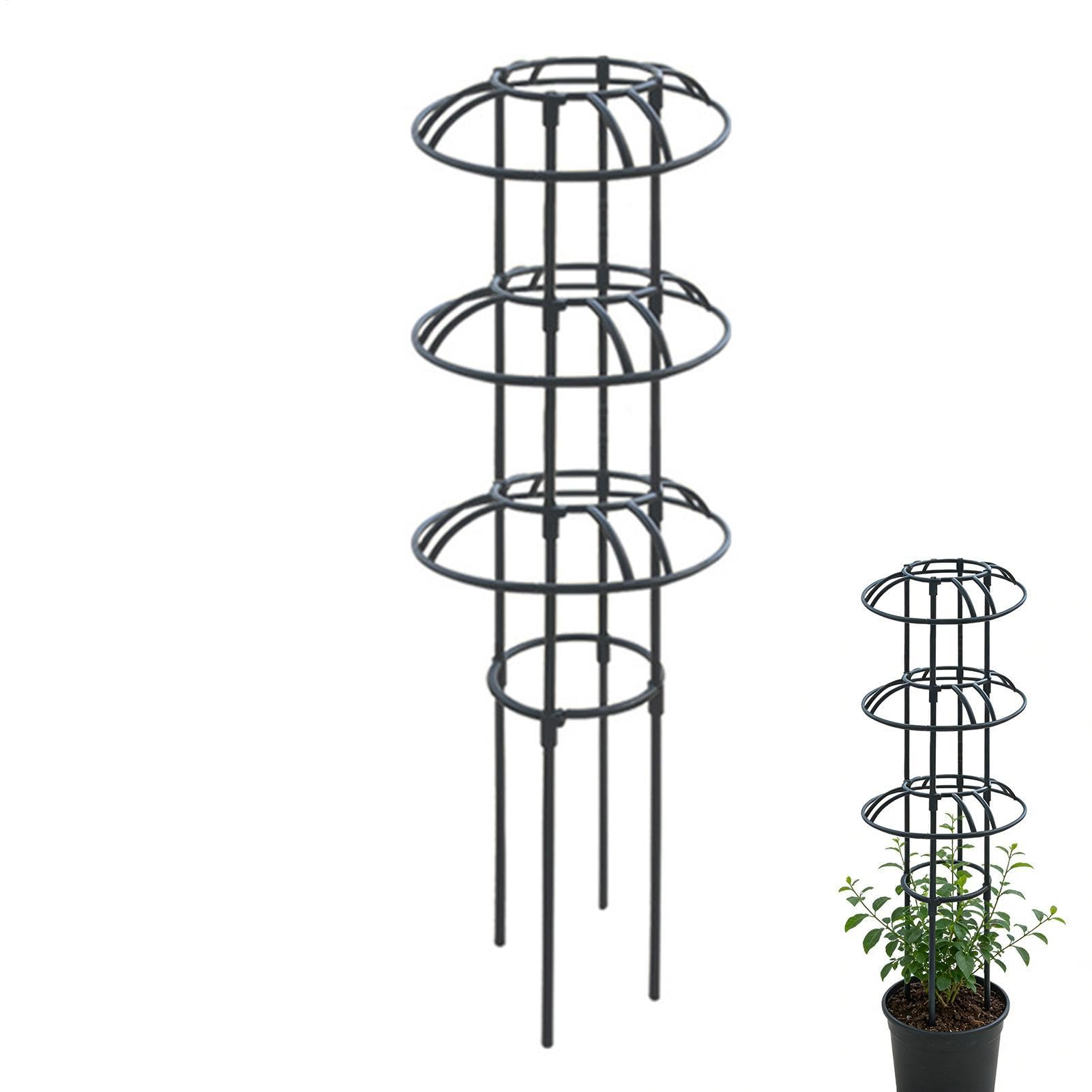 Grimpeur pour plantes d'intérieur Support métallique résistant pour jardin