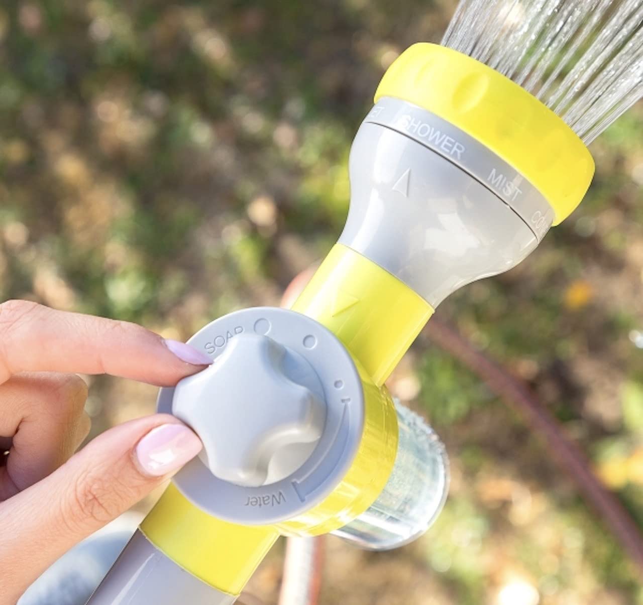 Pistola Spray Acqua Giardino Portable Auto Lancia a Schiuma Pistola di Acqua ad Alta Pressione 3 Grade Getto Rondella dell'automobile spruzzatore di Lavaggio Utensili Vetture (Color : Yellow)