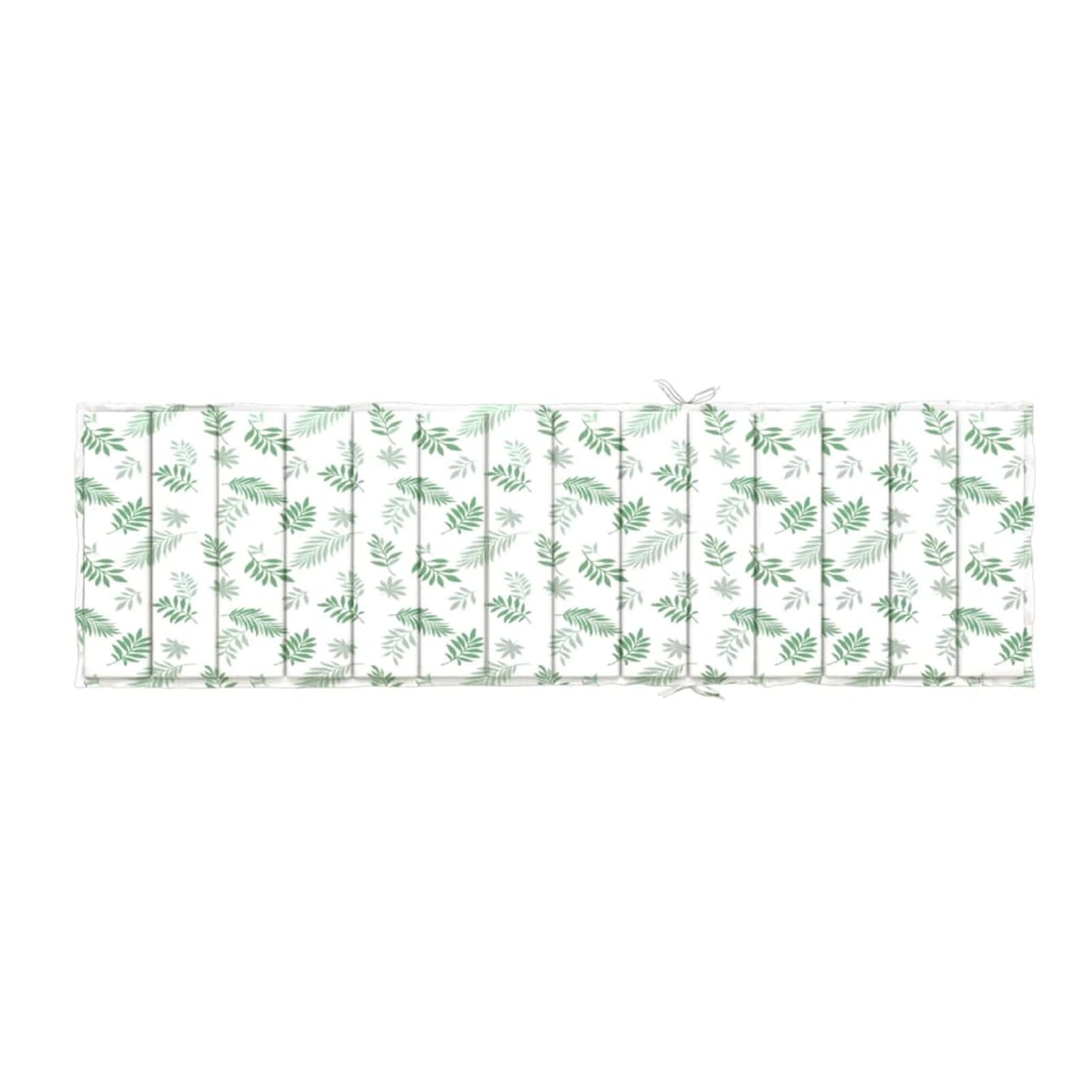Oxford Sonnenliegen-Kissen mit Blattmuster, bequemes Sitzkissen für Außenbereich, Terrassenmöbel, Gartendekoration, Thema, langlebiges und stilvolles Design für Entspannung und Genuss