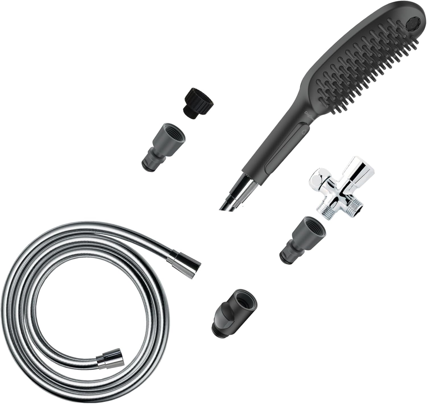 hansgrohe DogShower 150 3-Jet Handshower Bundle with Hose in Pink, 1.75 GPM, 04974560