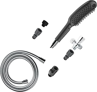 DogShower 150 3-Jet Handshower Bundle with Hose in Black, 1.75 GPM, 04974670