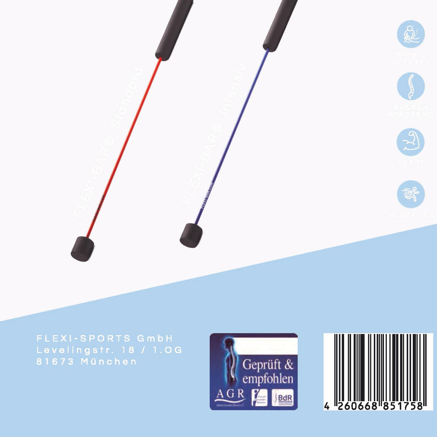 Flexi-Bar KIDS Appareil de fitness Enfant 118 cm