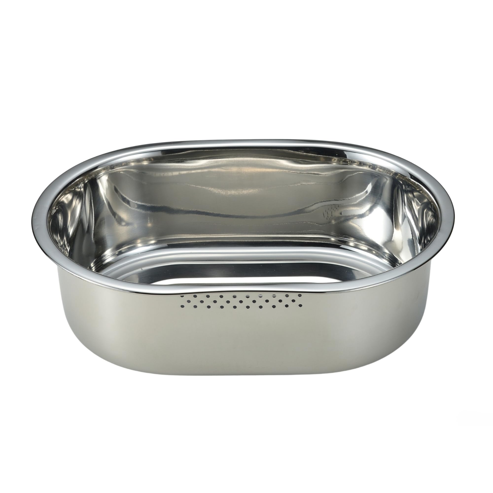Amazon｜髙儀(Takagi) ステンレス 小判型 洗い桶 小 水切り穴