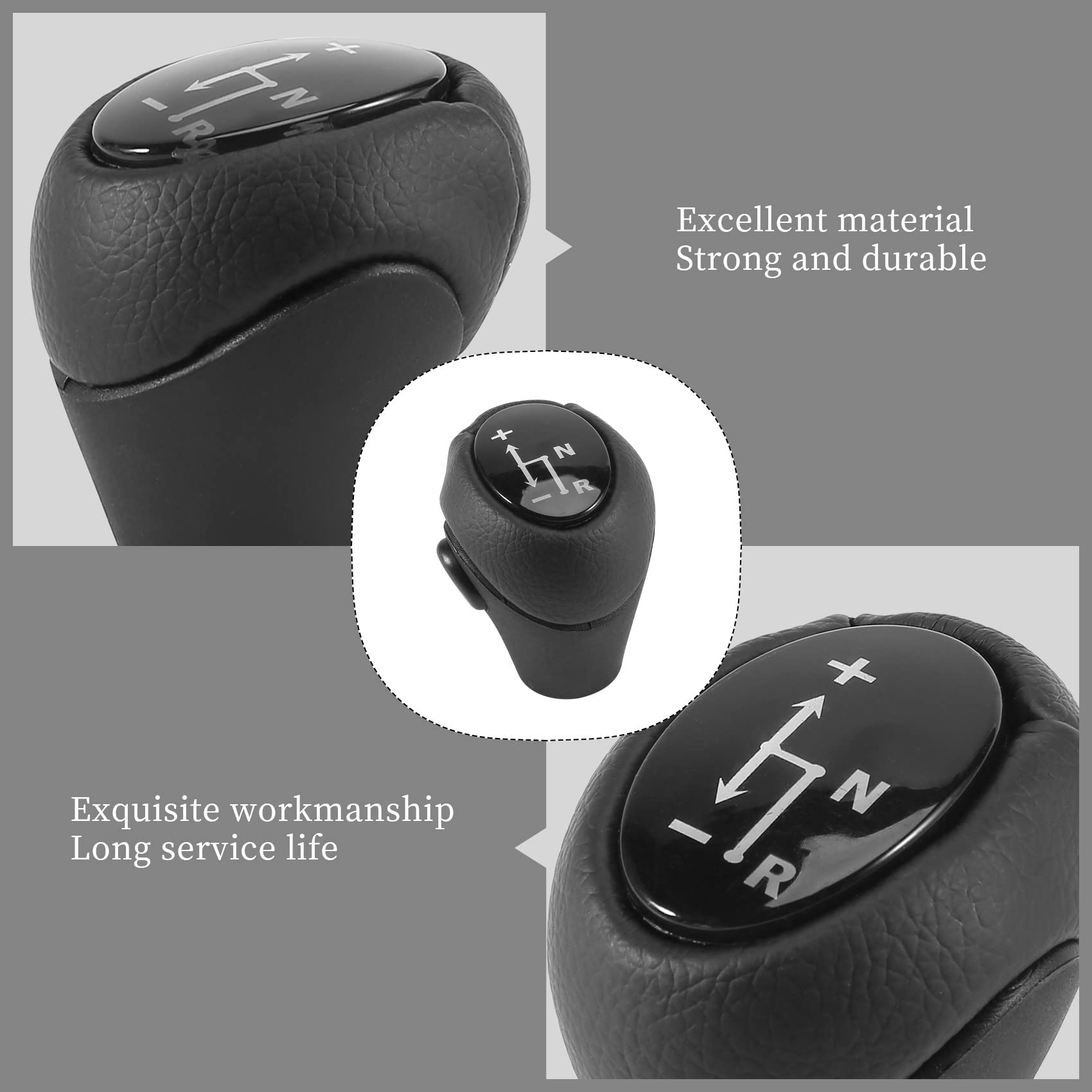 Pommeau De Levier De Vitesse Pour Smart Fortwo 451 Et Roadster 452 (1998-2014) - Noir ABS, Installation Facile - 5