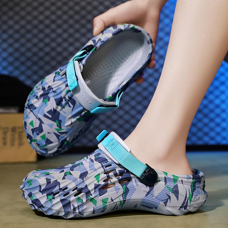 Image of Men's outdoor sports sandals summer water beach shoes casual slippers lightweight breathable