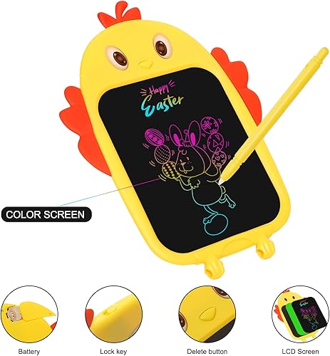 Miniatura 2 de Tableta de escritura LCD juguetes para niños pequeños tablero de garabatos de 85 pulgadas almohadillas de dibujo electrónicas tablero de dibujo de