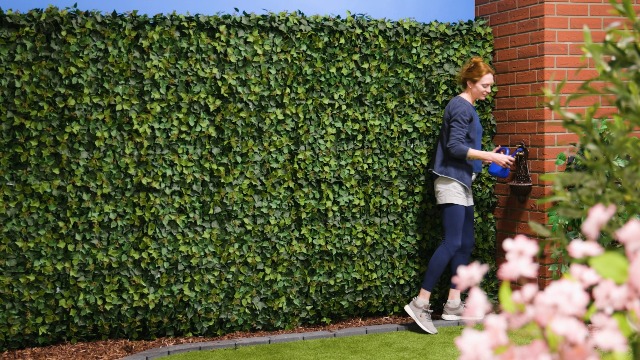 Fontana A Muro Da Esterno Relaxdays - In Alluminio Verde/Oro, 40x24.5x15cm, Per Giardino E Terrazzo - Foto 4