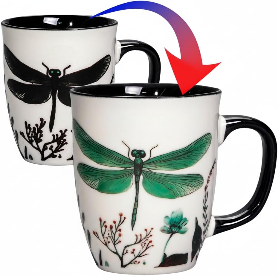 Mushroom Color Changing Coffee Mug, 16oz