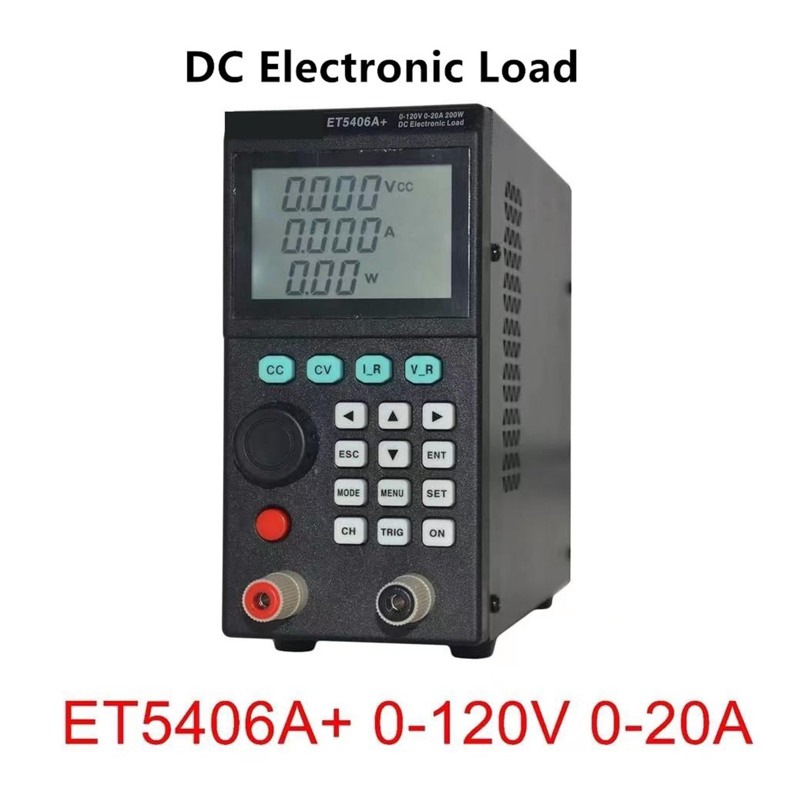 ET5406A+ 0-120 V 0-20 A Obciążenie elektroniczne DC, 1 mV/1 mA Programowalny tester akumulatorów DC do testu CC/CV ET5407A+ Pomiar rezystancji(ET5406A 120V 20A)