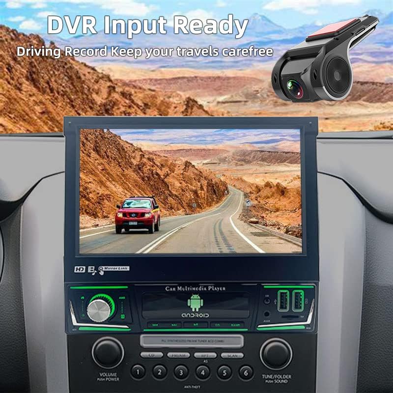 Car stereo screen displaying rear view from a reversing camera