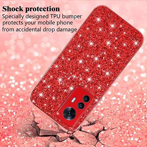 Coque Redmi Note 12S robuste anti-choc pour éviter les fissures d'écran rouge - 4