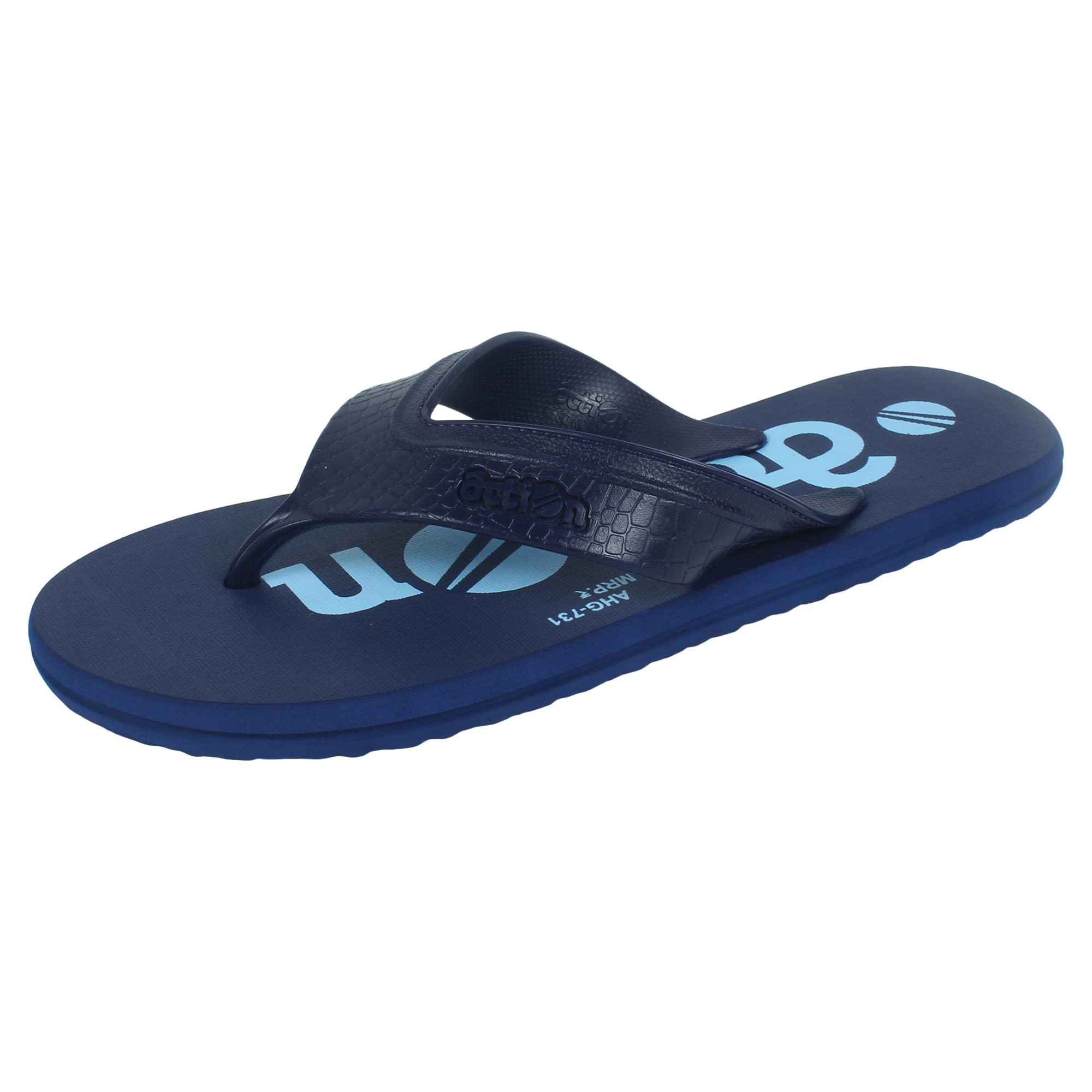 Action Navy Blue Casual Slipper For Men (AFG 831-Nvy.BL) (B0B1MQNJSF) Amazon Price History, Amazon Price Tracker