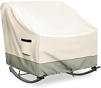 Vista 8 de Funda para Sofá de Exterior para Muebles de Patio - Funda Resistente Impermeable para Sofá de Patio de 3 Plazas para Todo Clima, 79"x38"x35" (Beige)