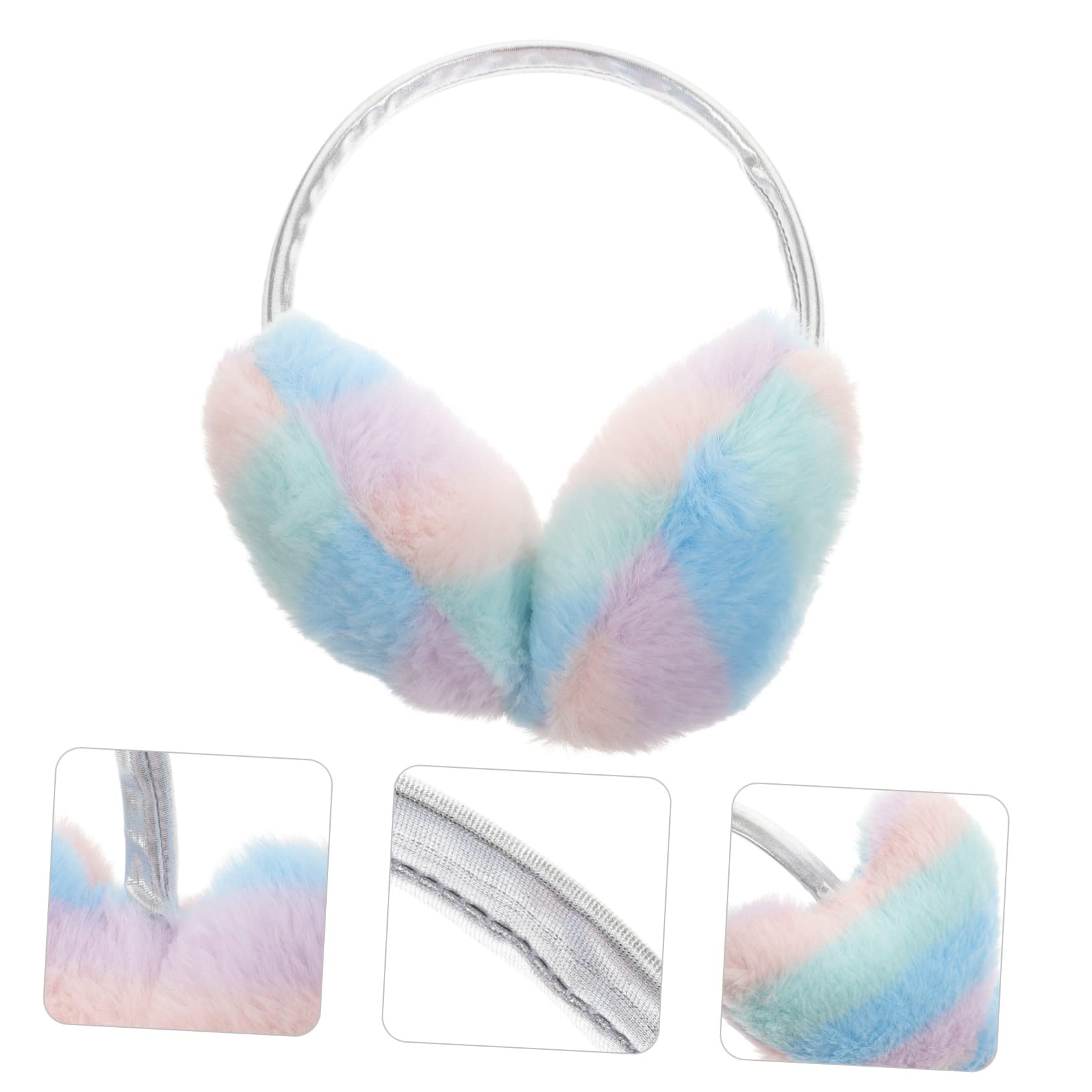 GALPADA 5piezas Orejeras De Invierno De Piel De Oso Para Mujeres Calentadores De Oídos De Diseño Corazón Protector Térmico y Resistente Al Frío Para Actividades Al Aire y Uso Diario