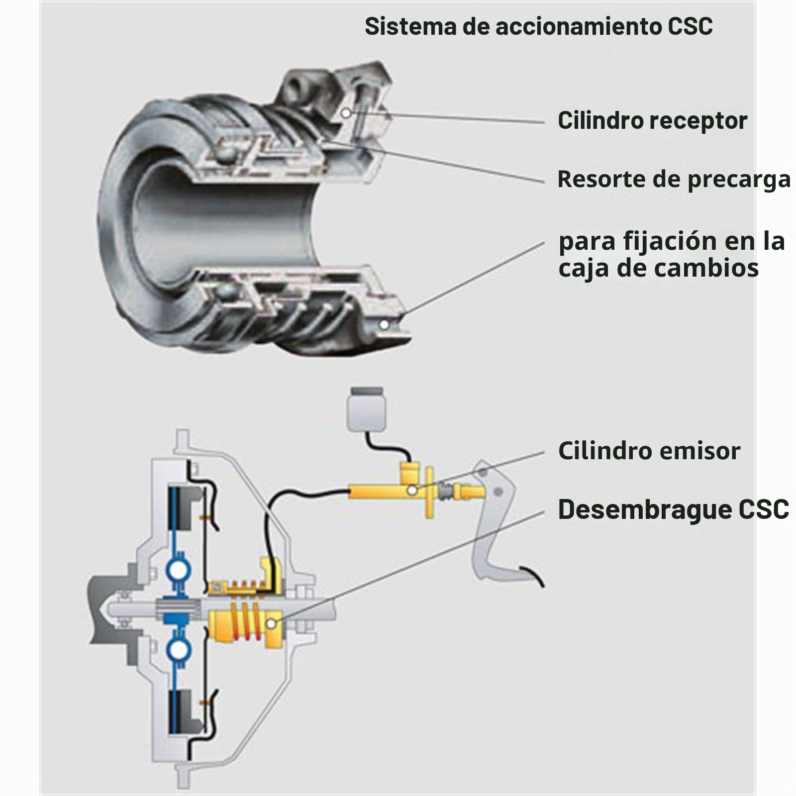 SACHS 3000 990 445 Kit De Embrague Kit con CSC Compatible Con Renault Trafic II Van (FL) 2001