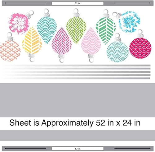 Miniatura 2 de día festivo Adornos calcomanía decorativo para pared Kit – Adhesivo de Pared, Navidad Kit by chromantics