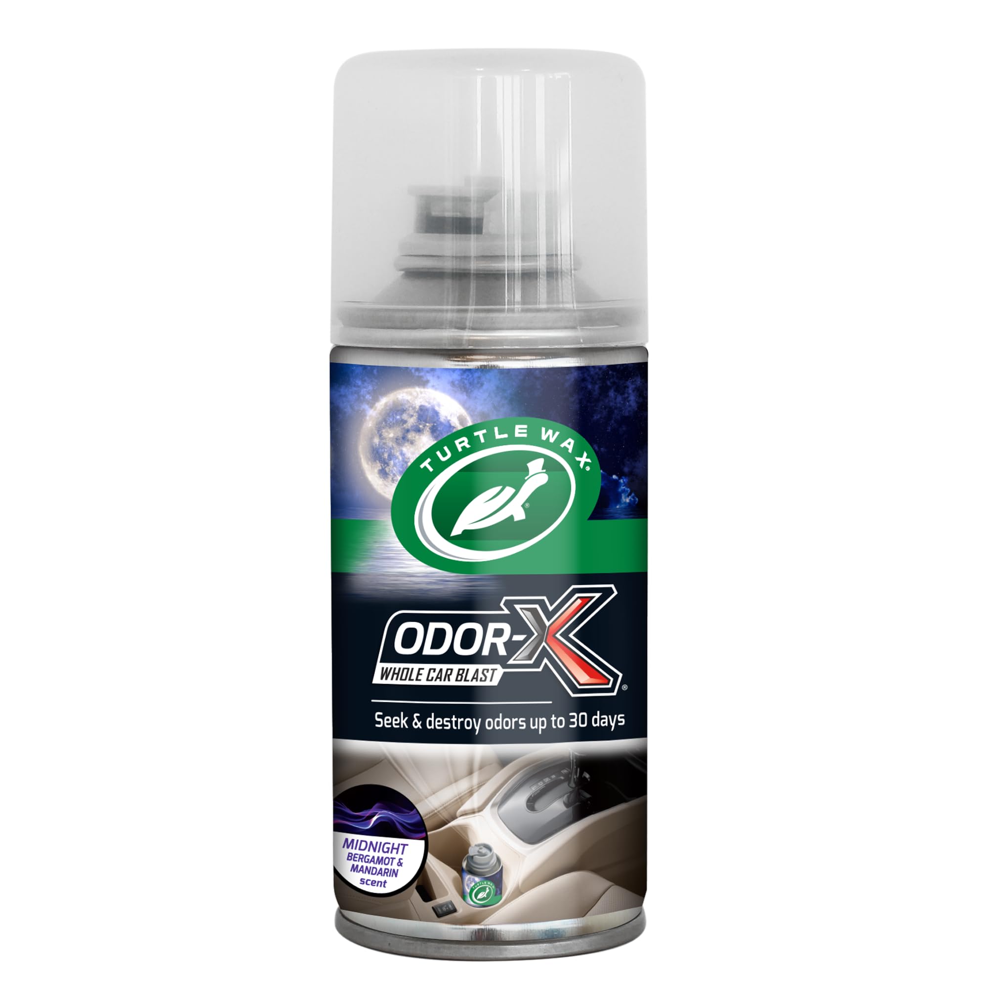 Turtle Wax Odor-X Whole Car Blast Car Air Freshener, New Car Scent, One-time Use Odour Eliminator, Removes Unwanted Smells Permanently, Car Fragrance Lasts up to 30 Days, 50ml, Pack of 2 — view 14