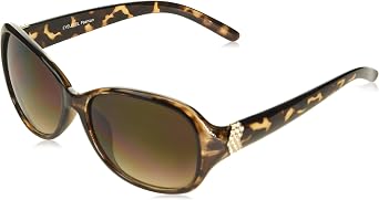 Eyelevel Women's Tanya Oval Ladies Sunglasses, Tortoiseshell Frame/CAT 3 Brown lens with uv400 protection