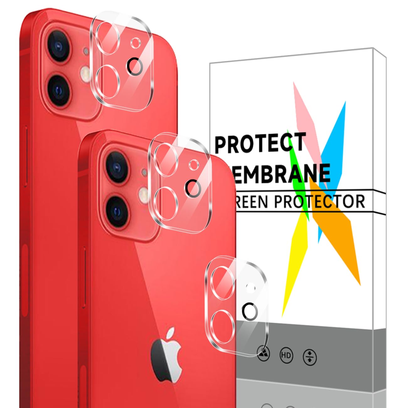 Amazon.co.jp: 対応 iPhone 12 カメラカバー レンズフィルム apple 