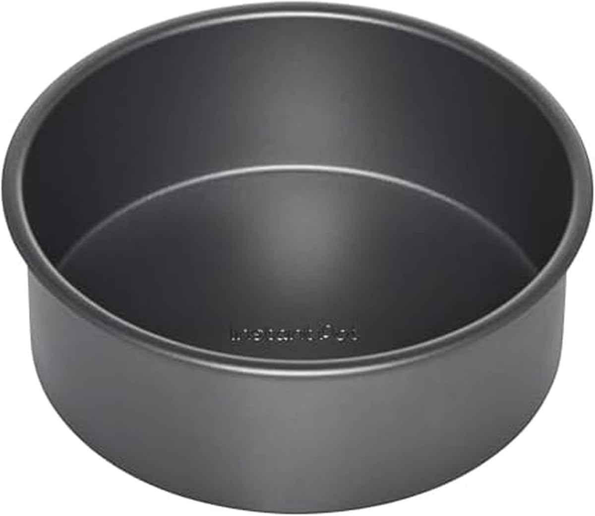 Instant Pot Official Round Cake Pan, 7.7-Inch, Gray - Nonstick, Heavy-Duty, Oven Safe, Ideal for Baking, Cooking, Storing - Compatible with 6-Quart &amp; 8-Quart Cookers, Vortex Air Fryer, Duo Crisp