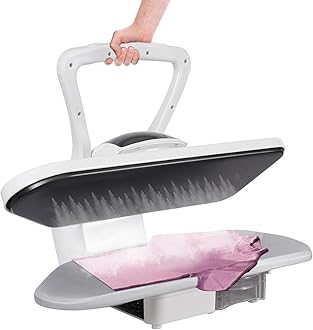 ARPITUYN Steam Iron Press, 26Inch Intelligent Digital Steam Press with Touch Screen and 5 Modes, 1600W Steamer for Clothess, Quick Heat in 4 Mins, Ironing Machine for Home & Business Use (White)