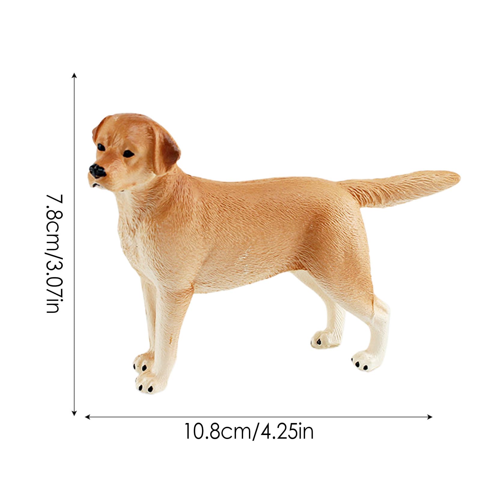 Amazon.co.jp: リアルなプレイフィギュア小型犬の置物ブル 犬の置物