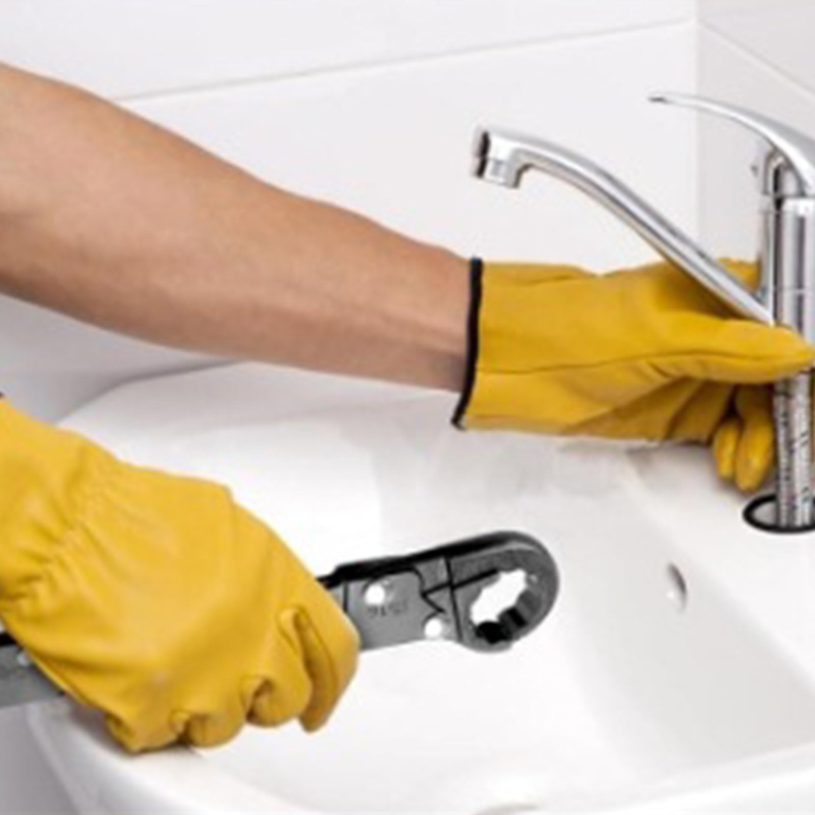 Natudeco Professional Plumber Wrench Double Head Pipe Wrench Adjustable Jaw Plumbing Tools for Water Heater Tube Kitchen Sink Household Pipes