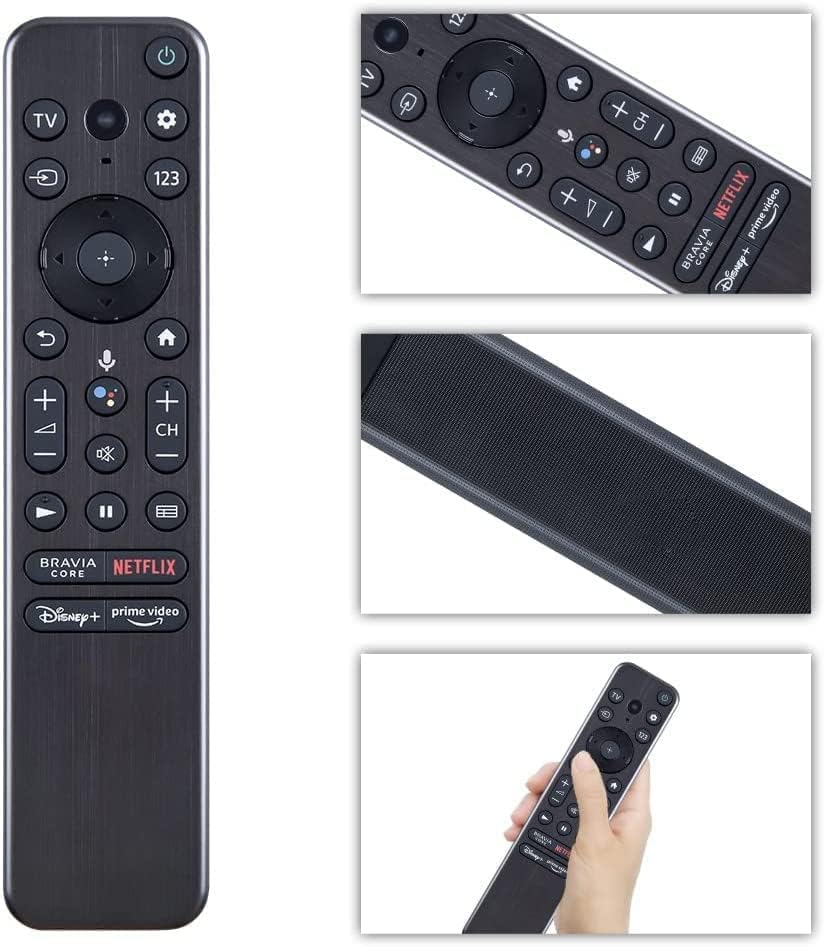 RMF-TX800U RMF-TX900U Replacement IR Remote Control fit for Sony 4K 8K HD TV X80K X90K X95K Series 2022 Model [ No Voice Function] image 5 of 6 B0BX2FH7BF