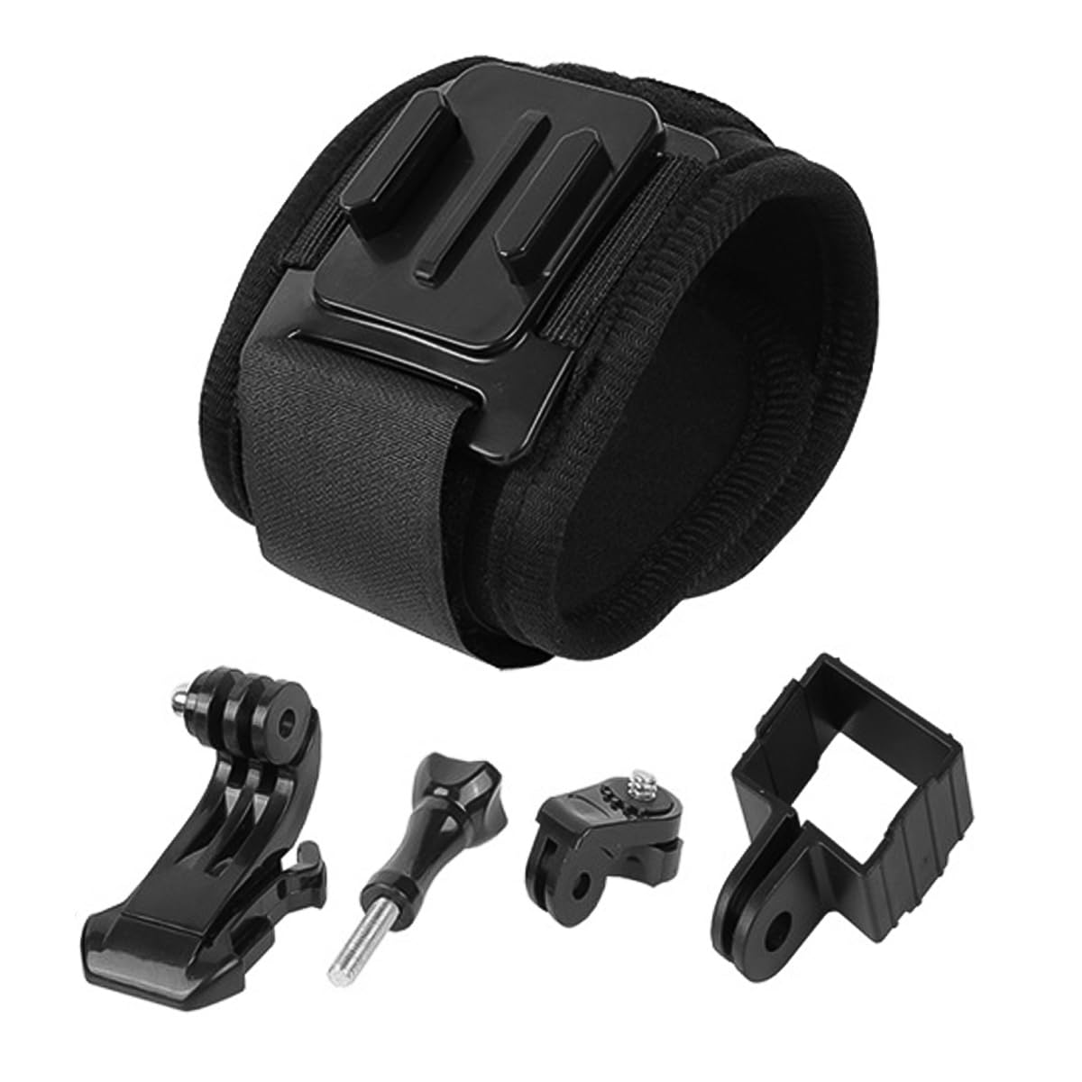 Repose-Poignet Rotatif À 360° pour GoPro Et DJI Osmo, Sangle Réglable avec Vis 1/4", Compatible avec Les Accessoires De Caméra d'action Insta360 One R