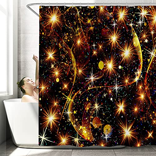 4 Teiliger Badematten Set rutschfest U-FöRmige Duschvorleger Ozean-Muster Super Weich Duschvorhang Badteppiche Schnell… – Bild 6