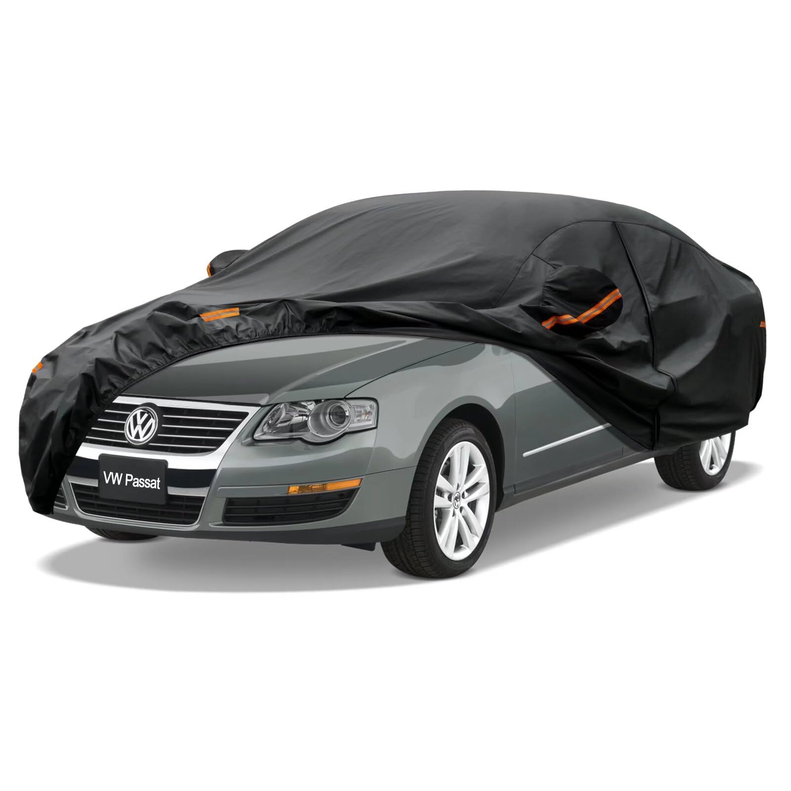 Kayme Funda Coche Exterior, Compatibles con Audi A3 Sportback(1996-2025), Cubierta para Coche Impermeable Transpirable Anti-UV Antipolvo de 7 Capas, Cubre Coche con Cremallera y Forro de Algodón. — view 22