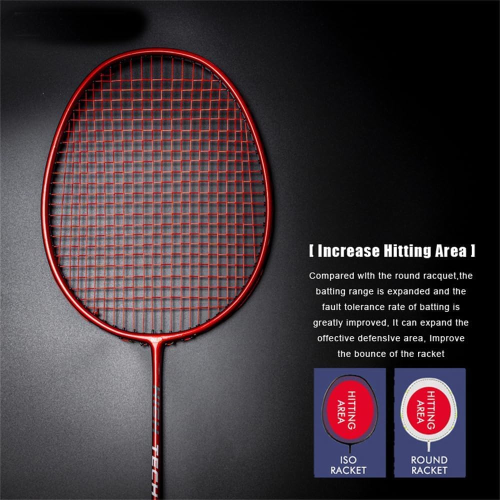 バドミントンラケット カーボンファイバー製 楽天市場】Senston 2本組みバドミントンラケットセットカーボン