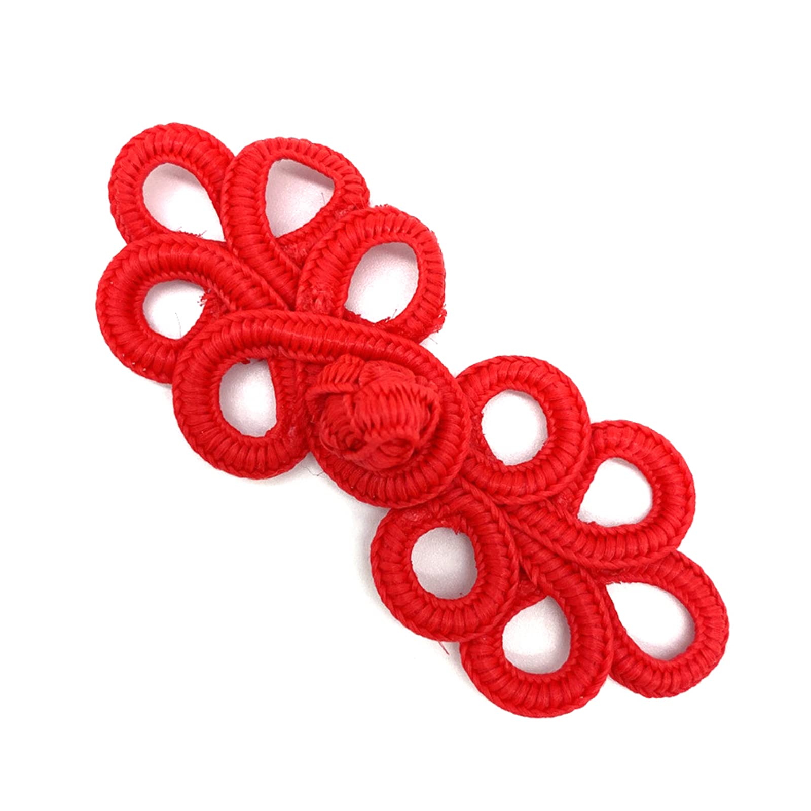 10 Paia Bottoni A Rana Cinesi In Poliestere, Chiusura Elegante Per Abiti Tradizionali E DIY - Foto 11