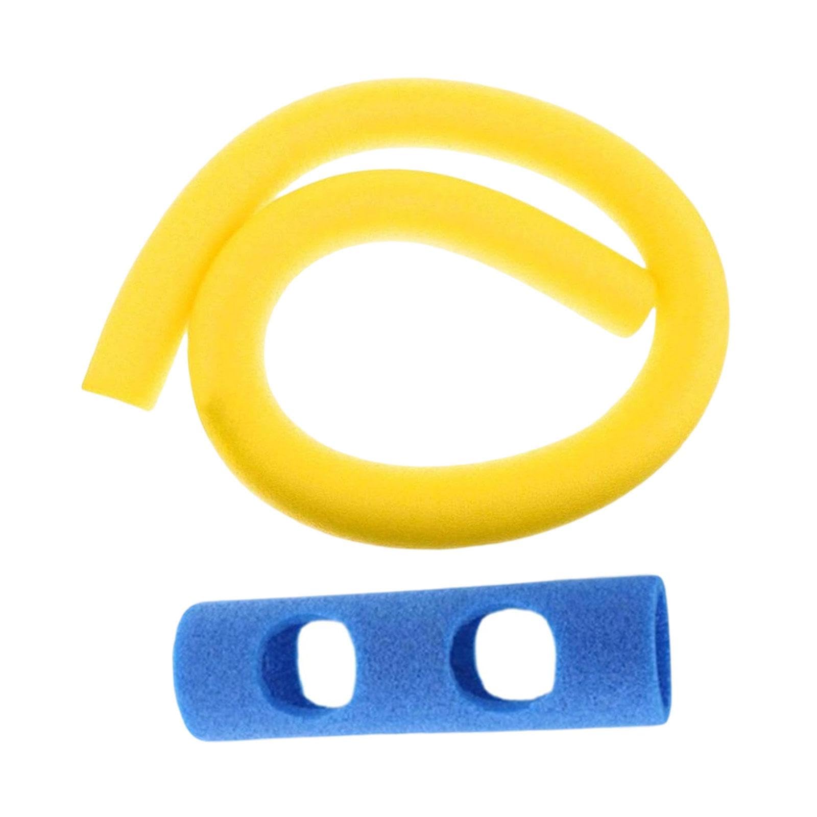 Bouée Gonflable de 150 Cm (59,06 Pouces) pour L'entraînement à La Natation avec Jointure, Jaune