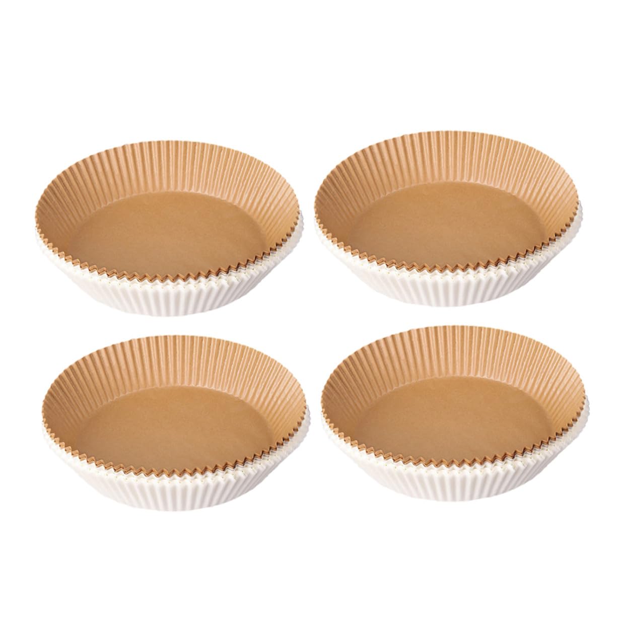 Angoily Disposable Air Fryer Paper Round 20 cm Non-stick Oil Resistant Parchment Paper for Baking Food Safe for Home Use 50 Pieces Mix Colors