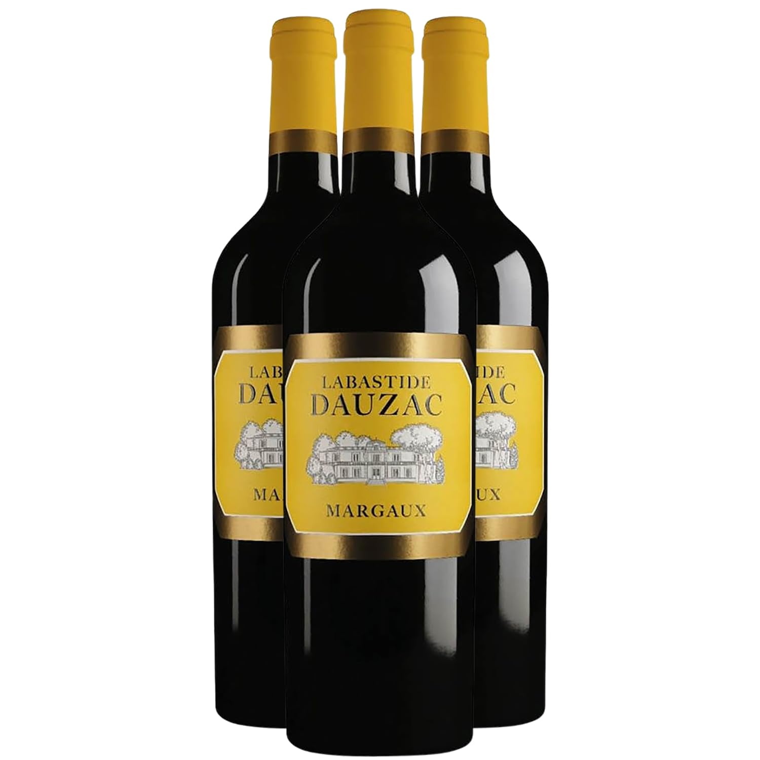 Château Dauzac Labastide Dauzac - Rouge 2019 - Margaux - Vin Rouge de Bordeaux (3x75cl)