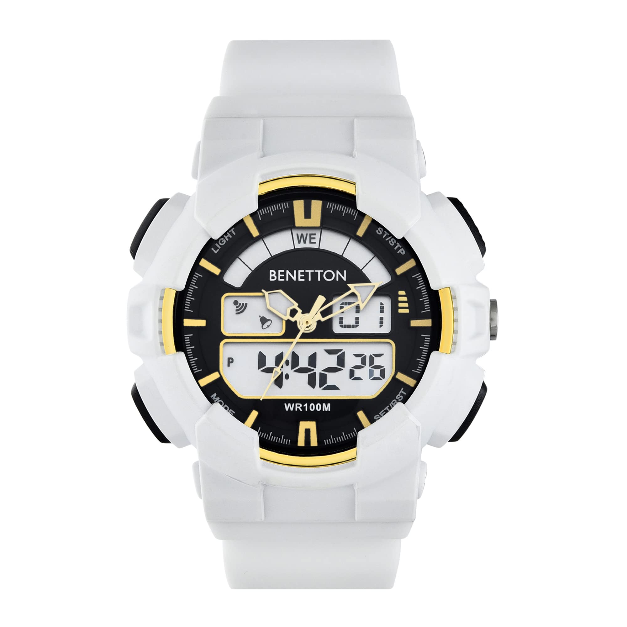 UNITED COLORS OF BENETTON Unisex 44 mm Silicone Digital Watch - UWUCG0604 (Not assigned,Not Assigned) (B0BQVNWK4Q) Amazon Price History, Amazon Price Tracker