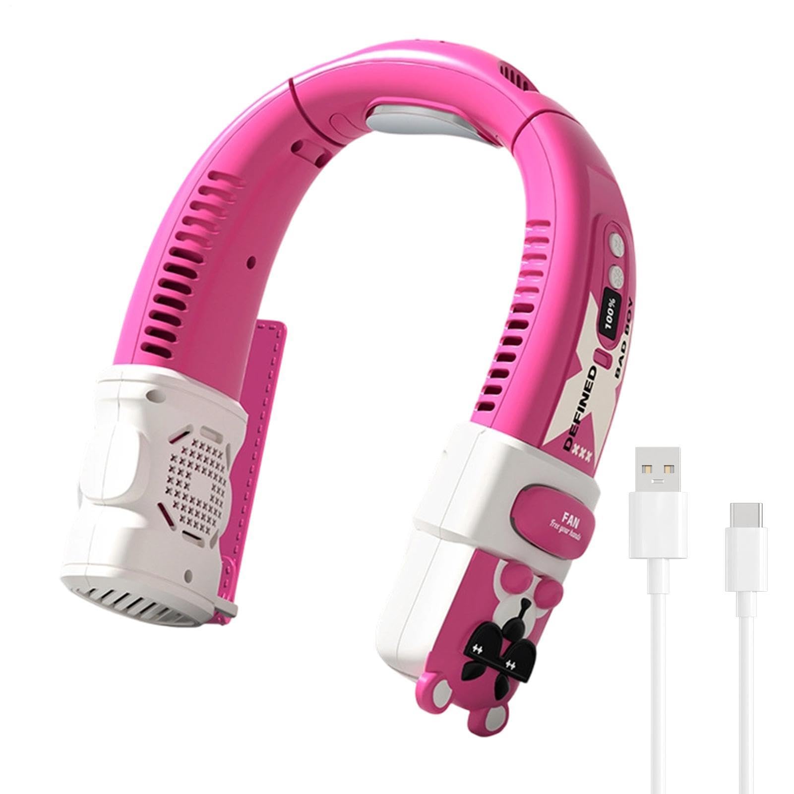 Ventilateur portable de cou pour escalade, camping et plage - 8