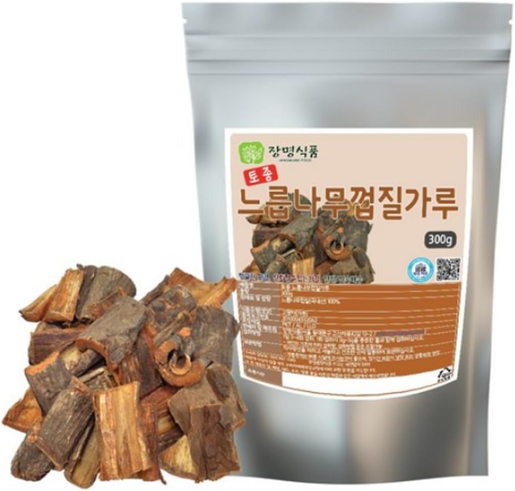 Organic Natural Korean Pure Herbs Elm Bark (Cortex Ulmus,Slippery Elm) Extract Powder-10.58 Ounce (300g)