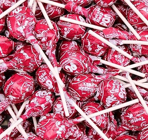 Amazon.com : Red Raspberry Red Lollipops, Red Tootsy Pops (1 Pound
