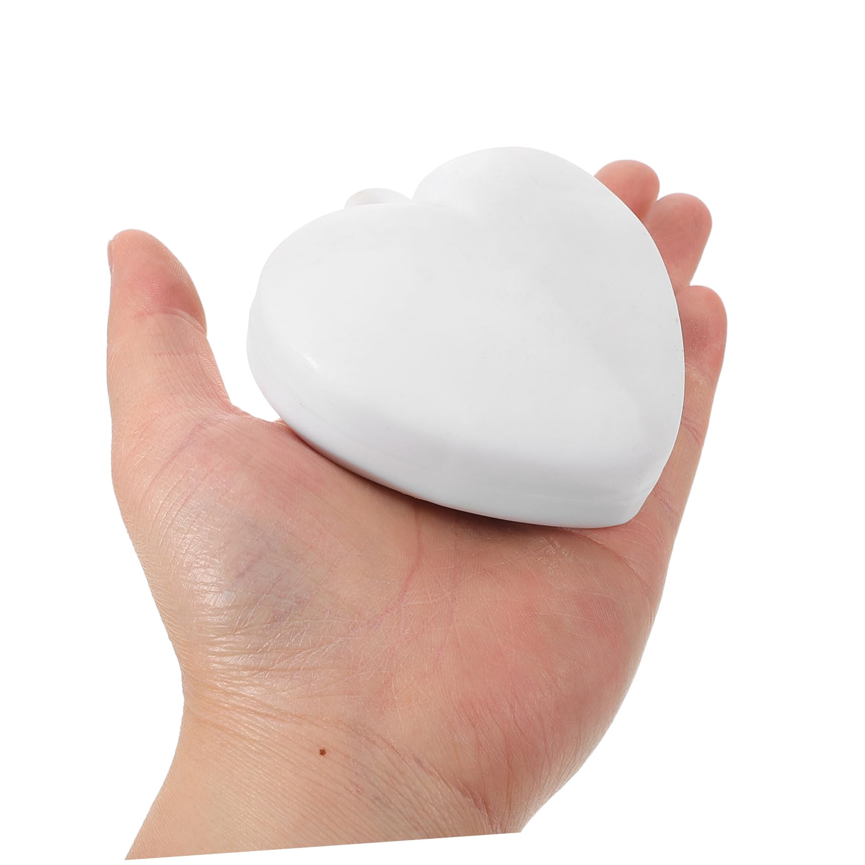 Pesi per Palloncini a Cuore in Resina Bianca 4 Pezzi | Riutilizzabili, Tengono i Gonfiati a Elio, Pendenti Decorativi a Forma di Stella per Anniversari