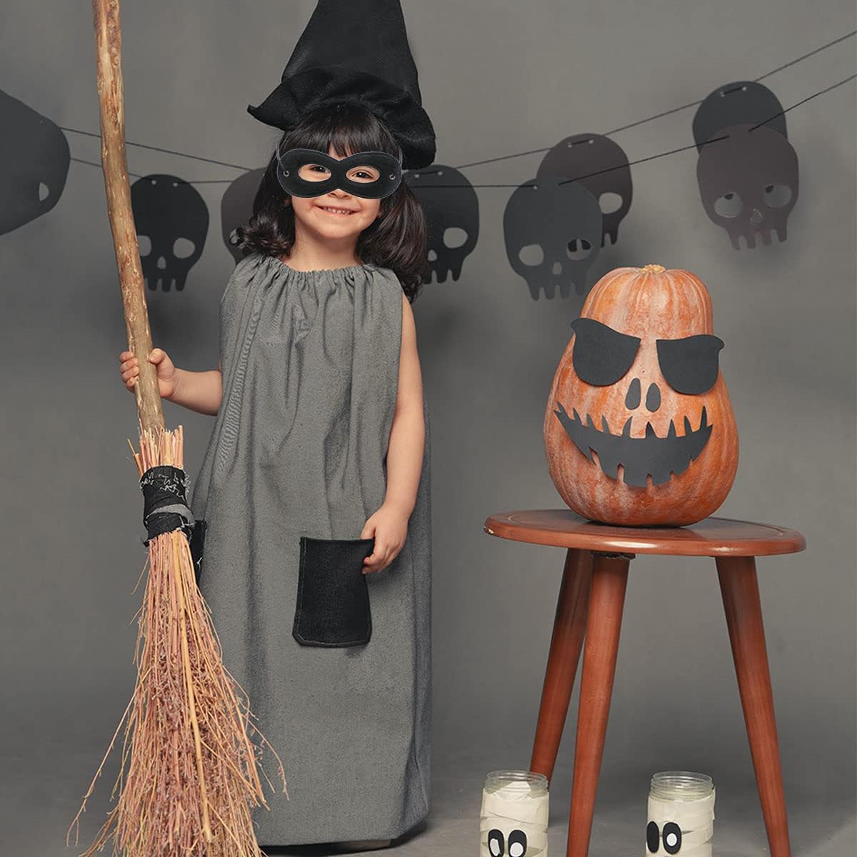 15pcs Halloween Masks Felt Eye Masks Halloween Half Mask Felt Dress Up Masks Costume Mask for Halloween Party Costume - Image 6