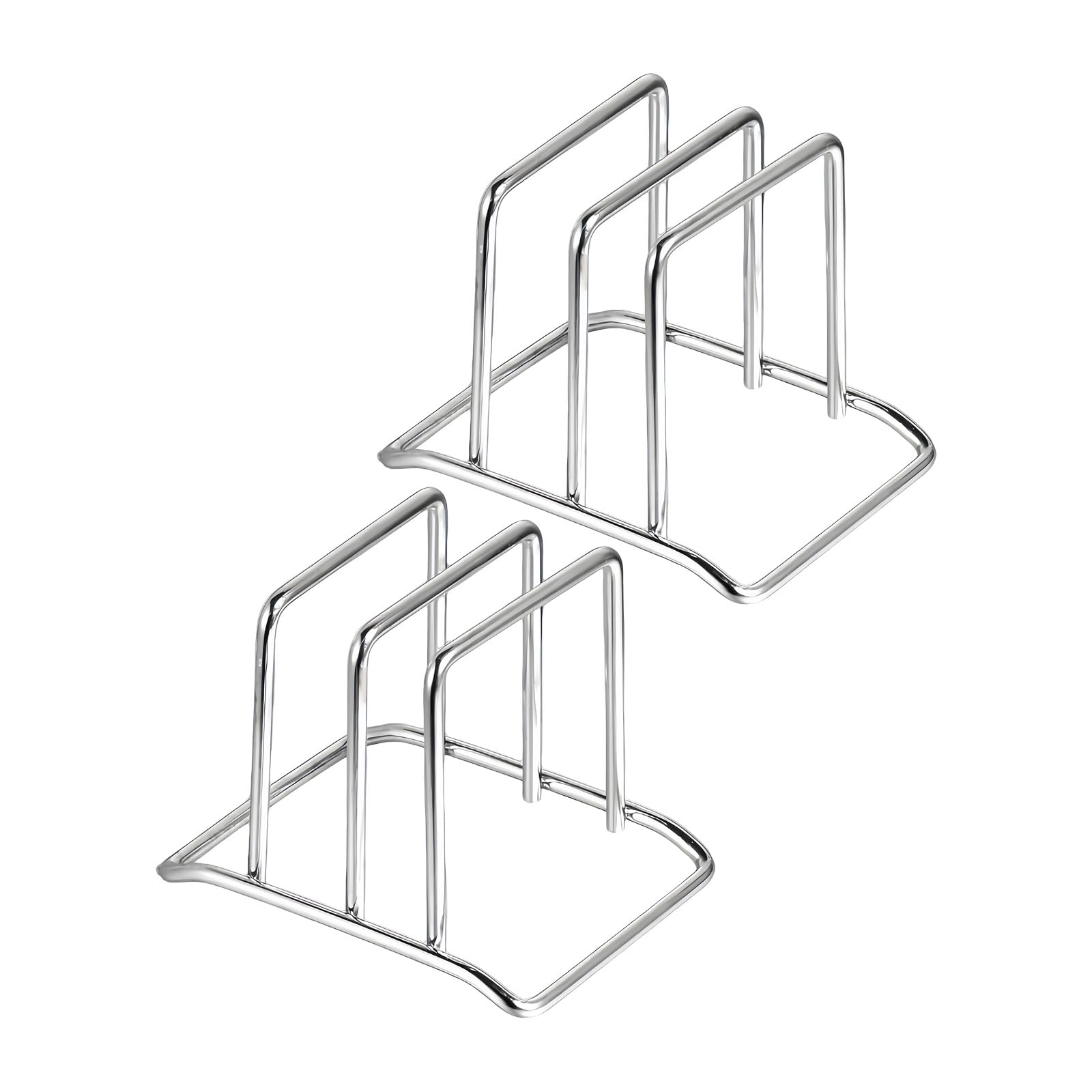 yanzunlrn Multifunctional Kitchen Organizers Sturdy Stainless Steel Dishes Rack for Cutting Boards and Cookware Lids Multipurpose Kitchen Planner