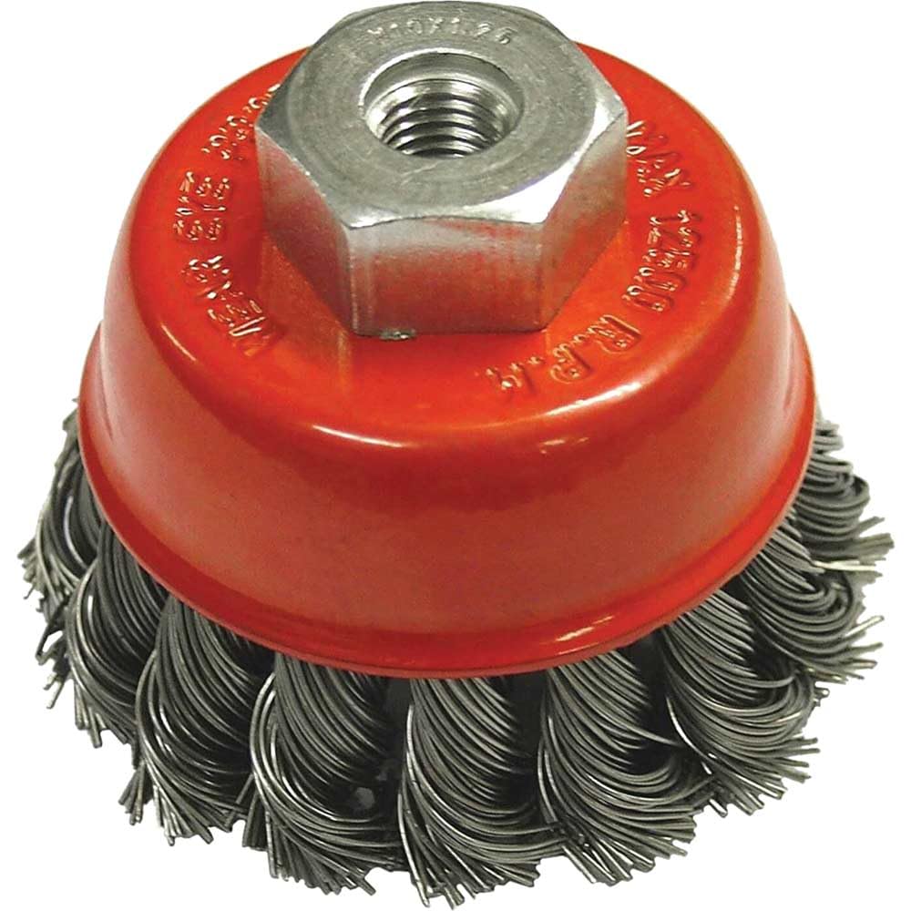 Faithfull 21075101500 Wire Cup Brush Twist Knot 65mm M10x1.5, 0.50...