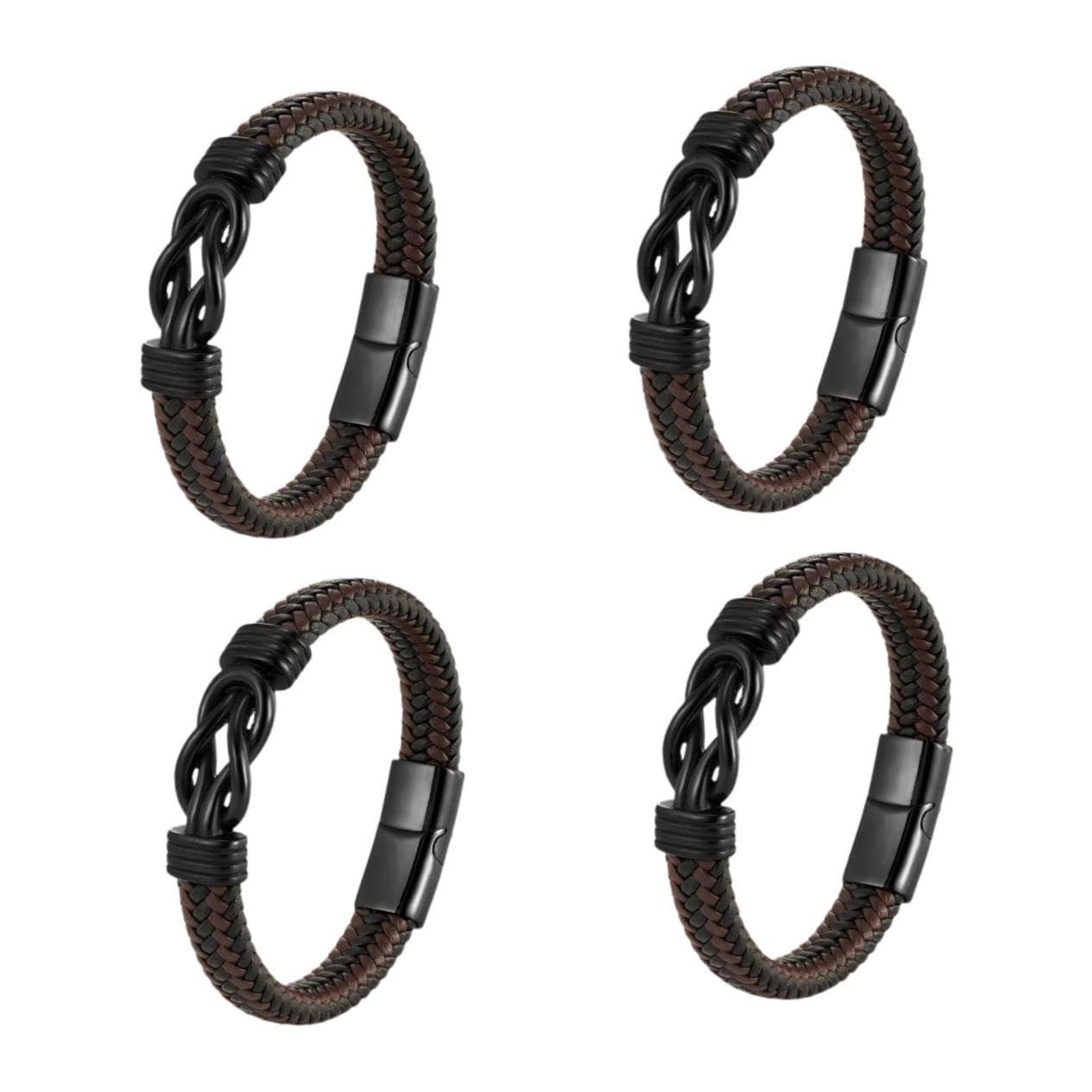 TENDYCOCO 2pcs Vintage Leather Bracelet Hand Chain Jewelry Bracelets for Men Mens Bracelets Men Bracelet Wrist Tape Cross Bracelet Wrist Bands Leather Bracelet for Men Retro Bracelet Pu