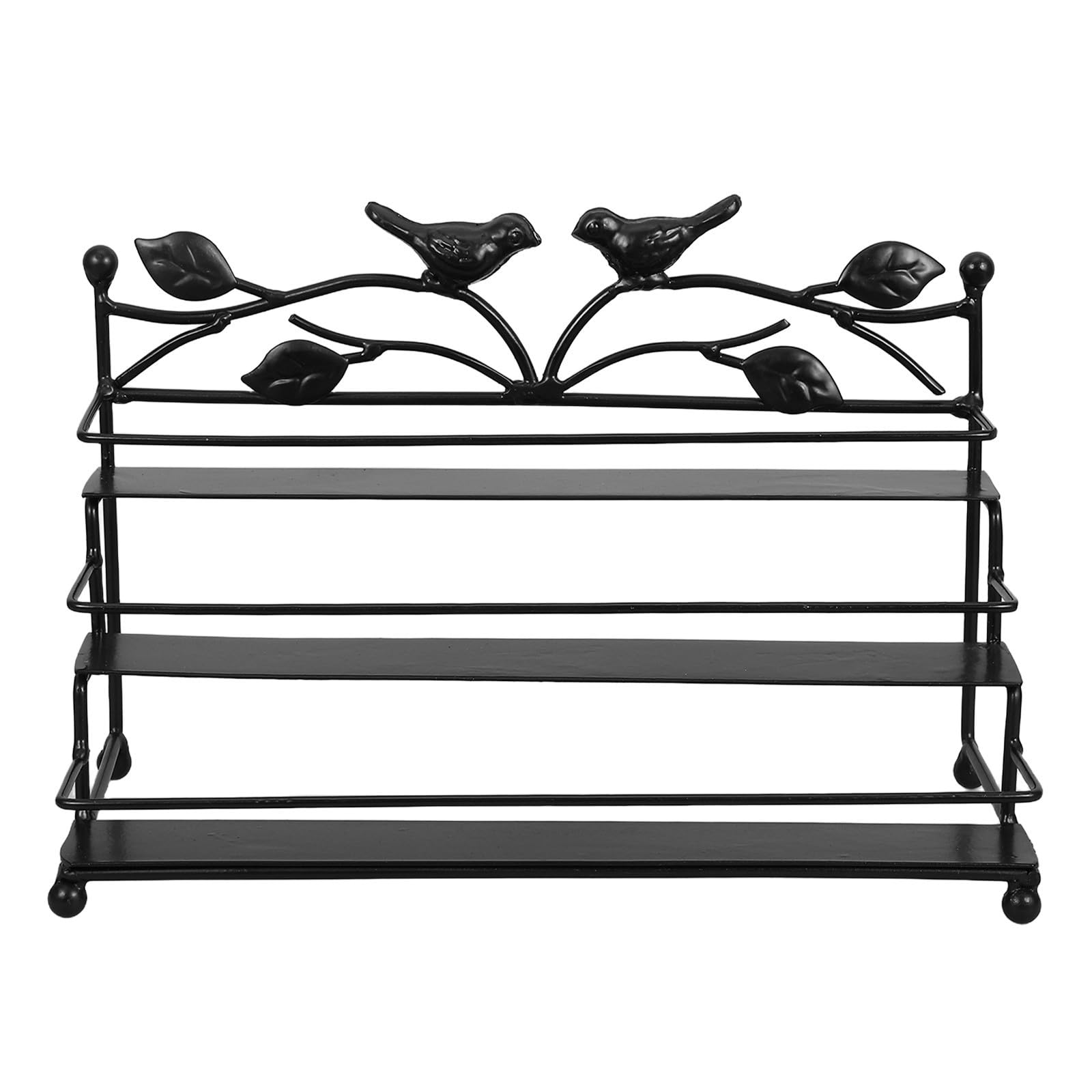 Organisateur de Maquillage en Fer Noir Toyvian pour Sublimer votre Table de Toilette
