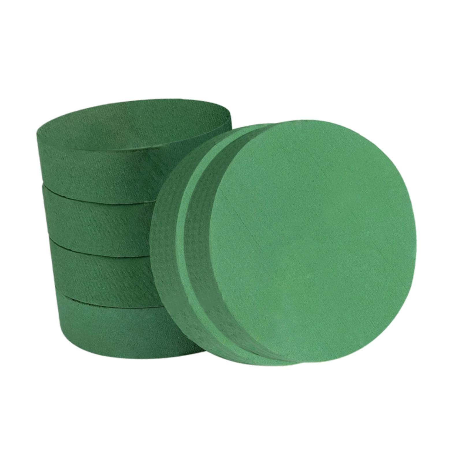 Nishiyuenyi 6 Pieces Floral Foam Blocks Green Plant Foam Craft,Florist Foam,DIY,Wet Foam Brick for Birthday Decoration Wedding
