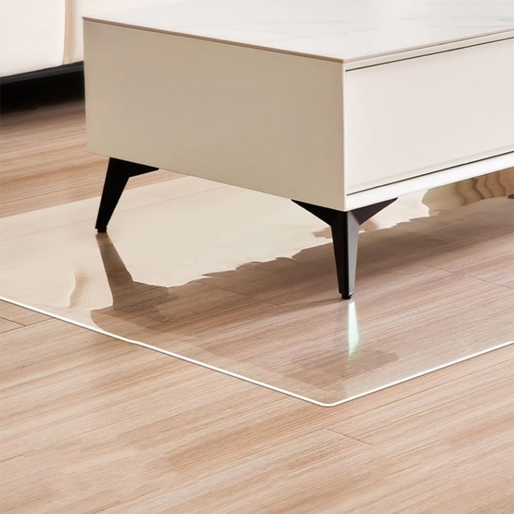 Chair Mat for Hardwood Floor Clear Floor Mat for Rolling Chairs Plastic Protector Office Chair Mat for Home