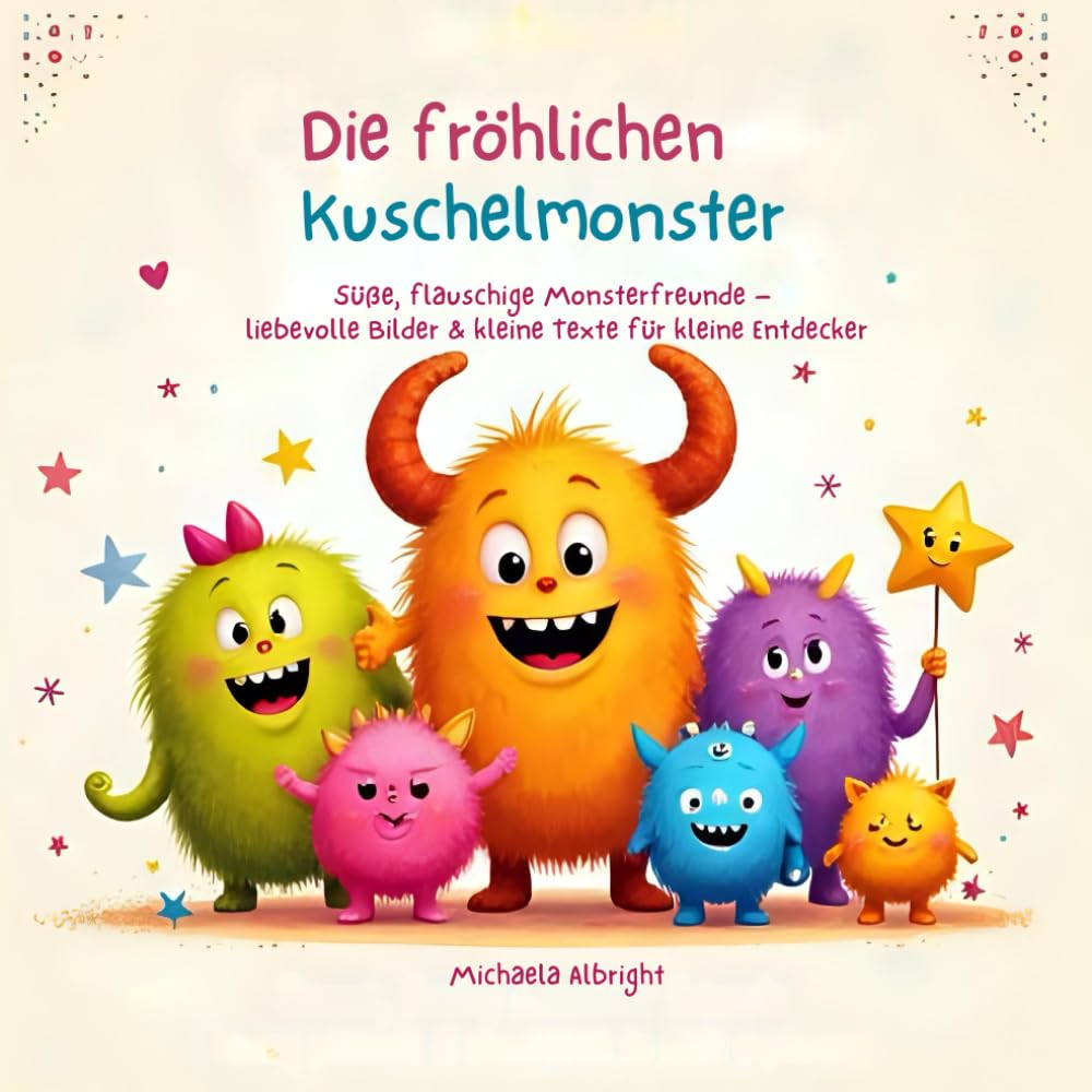 Die fröhlichen Kuschelmonster: Süße, flauschige Monsterfreunde – liebevolle Bilder & kleine Texte für kleine Entdecker